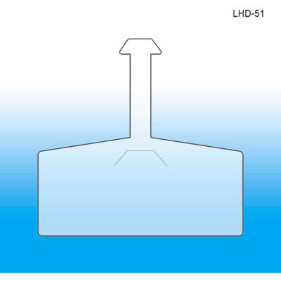 Econo Tag Extra Wide Upc/Label Holder, 1-1/4" X 3-3/8" - Pkg Qty 100