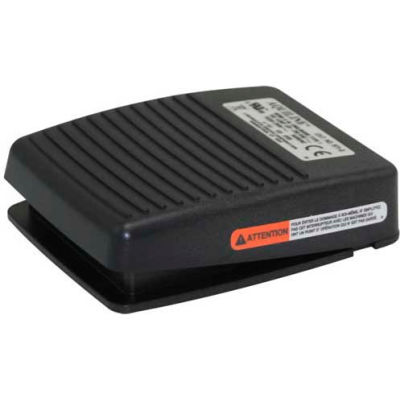 Linemaster 971-S Aquiline Foot Switch, Momentary, Dark Gray, Plastic