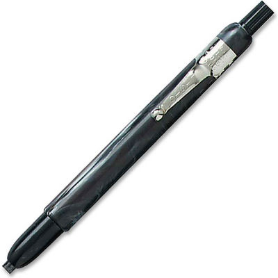 Listo Marking Pencils, Black Lead, Black Barrel, 12/Dozen