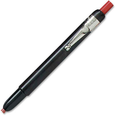Listo Marking Pencil, Bold Marker Point Type, Red Lead, Black Barrel, 12/Dozen