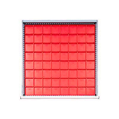 SC Drawer Layout, 64 Plastic Boxes 2" H