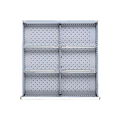 SC Drawer Layout, 6 Compartments 11.5"W x 5" H