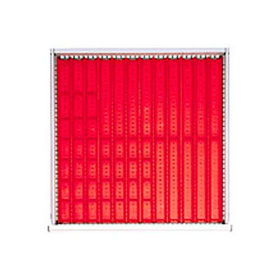 SC Layout, Slotted Groove Trays 51 Compartments 2" H