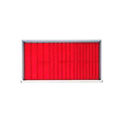 HS Layout, Slotted Groove Trays 2" H