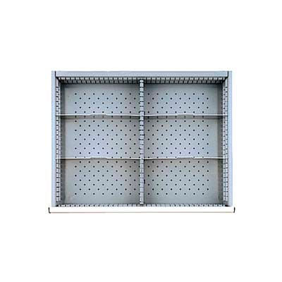 ST Drawer Layout, 6 Compartments 11.5"W x 5" H