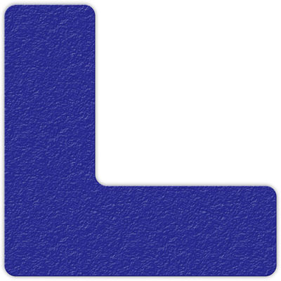 Floor Marking Tape, Blue, L Shape, 25/Pkg., LM110B