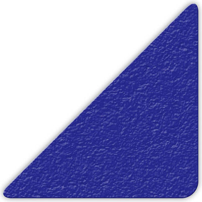 Floor Marking Tape, Blue, 3" Triangle, 25/Pkg., LM180B