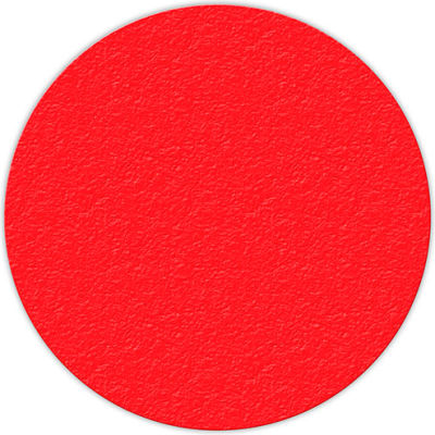 Floor Marking Tape, Red, 6" Circle, 25/Pkg., LM190R