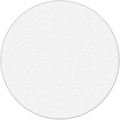Floor Marking Tape, White, 6" Circle, 25/Pkg., LM190W