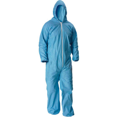 Lakeland 07428B Pyrolon® Plus 2 Disposable FR Coverall 3XL, Hood, Elastic Wrists/Ankles, 25/Cas