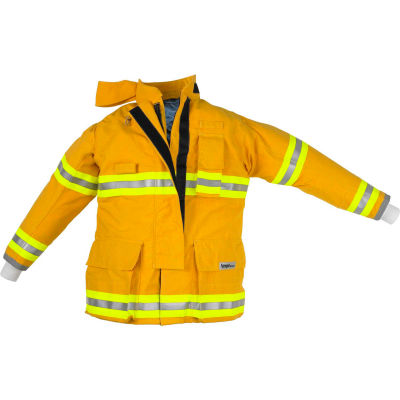 Lakeland AT3202Y OSX Attack™ Fire Protective Turnout Gear Coat 48", Yellow