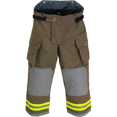 Lakeland BA3307K OSX B1™ Battalion Fire Protective Turnout Gear Pants 40"-30", Khaki