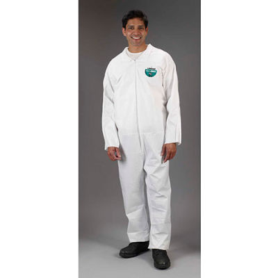 Lakeland CTL412 Micromax® NS Disposable Coverall 3XL, White, Zipper, 25/Case