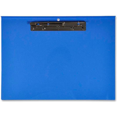 Lion® Recycled Plastic Clipboard, 11" x 17", Landscape, Blue