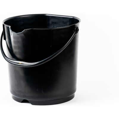 LPD Trade ESD Conductive 4 Gallon Bucket with Handle, Black - C80101