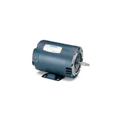 Leeson Motors 3-Phase Pump Motor 1HP, 3450RPM, Nan, DP, 208-230/460V, 60HZ, 40C, 1.15SF, C Face