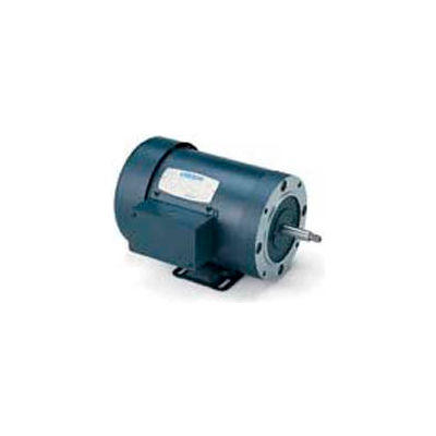 Leeson Motors 3-Phase Pump Motor 1HP, 3450RPM, Nan, DP, 208-230/460V, 60HZ, 40C, 1.15SF, Rigid C