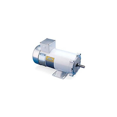 Leeson Motors Washdown DC Motor-1/2HP, 90V, 1750RPM, TENV, Rigid C