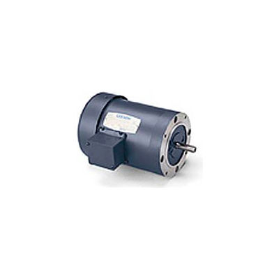 Leeson 110047.00, 0.75 HP, 1725 RPM, 208-230/460V, 56C, TEFC, C-Face Footless