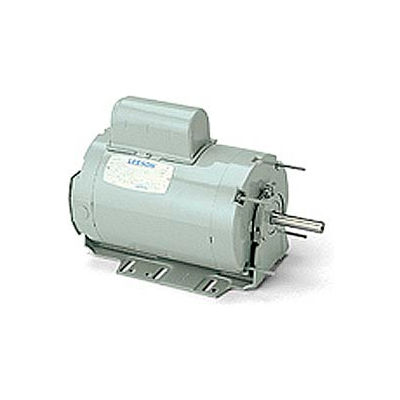 Leeson Motors - 1HP, 115/230V, 1625RPM, TENV, Resil Mount, 1.0 S.F.
