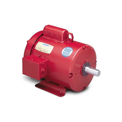 Leeson Motors - 1/3HP, 115/208-230V, 1725RPM, TEFC, Rigid Mount, 1.15 S.F.