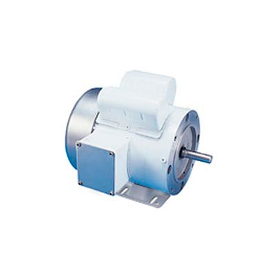 Leeson Motors Motor Washdown Motor-1HP, 115/208-230V, 3450RPM, TEFC, RIGID C, 1.15 SF, 70 Eff.