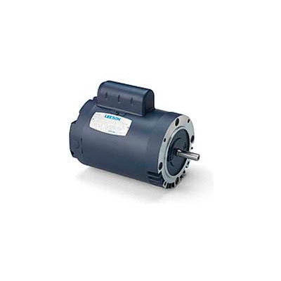 Leeson Motors Single Phase Pump Motor 2HP, 3450RPM, 56, TEFC, 115/208-230V, 60HZ, Auto, 40C, 1SF