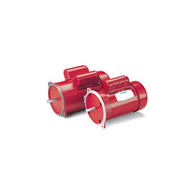 Leeson Motors Single Phase Farm Ag Motor 1HP, 1425RPM, TEFC, 1/20HZ, Manual, Round, Feed-Auger