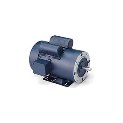 Leeson Motors-2HP, 115/208-230V, 3450RPM, TEFC, Rigid C Mt, 1.0 SF, 73 Eff.