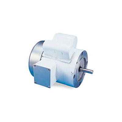 Leeson Motors Motor Washdown Motor-1HP, 115/208-230V, 3450RPM, TEFC, ROUND, 1.15 SF, 70 Eff.