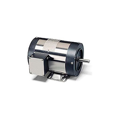 Leeson Motors Motor Washdown Motor-3/4HP, 208-230/460V, 1725RPM, TENV, RIGID C, 1.15 SF