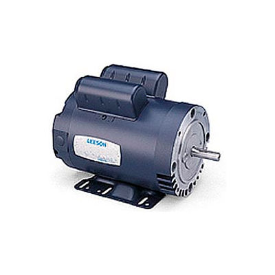 Leeson Motors - 1/3HP, 115/208-230V, 1725RPM, TEFC, Rigid C Mount, 1.15 S.F.