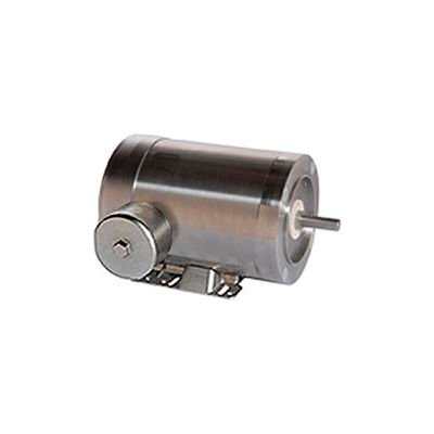 Leeson Motors Motor Washdown Motor-1/.75HP, 208-230/460V, 3450/2850RPM, TENV, RIGID C, 85.5 Eff.