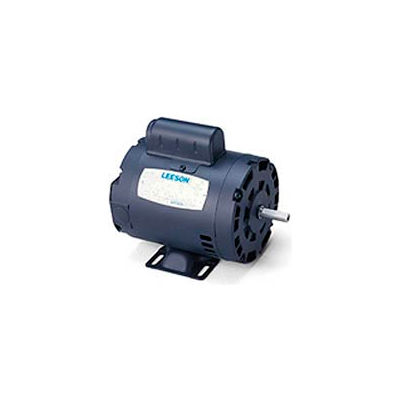 Leeson Motors-1.5HP, 115/208-230V, 1740RPM, DP, Rigid Mount, 1.15 SF, 79 Eff.