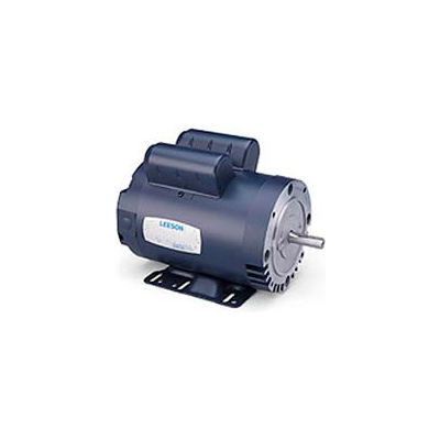 Leeson Motors-2HP, 115/230V, 1740RPM, DP, Rigid C Mount, 1.15 SF, 80 Eff.