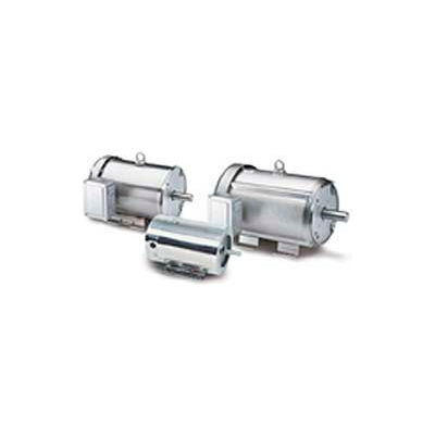Leeson Motors 3-Phase Washguard Duty Motor 3/2HP, 3490/2890RPM, 145, TEFC, 208 230/460V, 60/50HZ