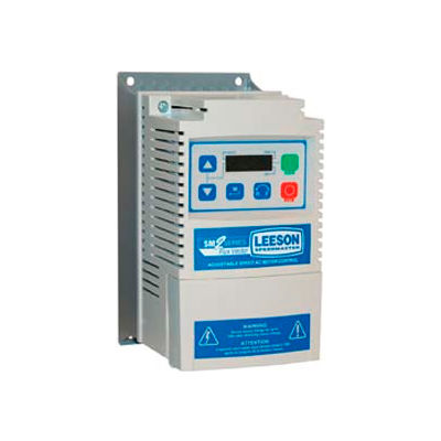 Leeson Motors 174604.00, AC Controls Vector Series Drive VFD,NEMA 1,3PH,1/2HP,120/240