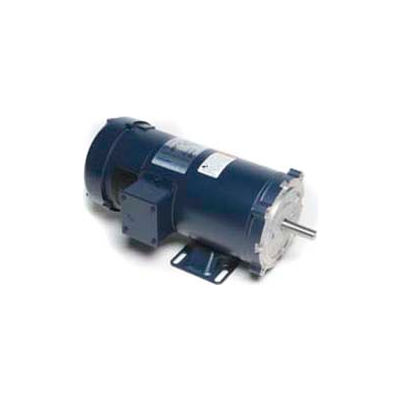 Leeson Motors DC Motor General Purpose 1/3HP, 1750RPM, 56C, TEFC, 180V, 40C, Rigid C, NEMA