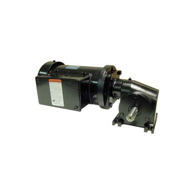 Leeson M1145131.00, 3/8 HP, 345 RPM, 208-230V, 3-Phase, TEFC, 13, 5:1 Ratio, 54 In-Lbs