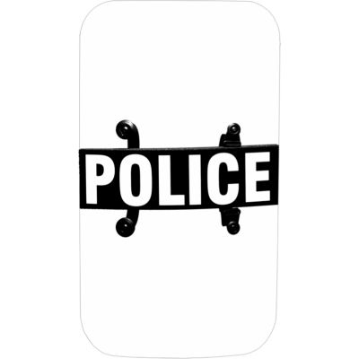 Paulson Riot Control Body Police Shield, Non-Ballistic, Polycarbonate, Clear, 20" x 36" - BS-2P