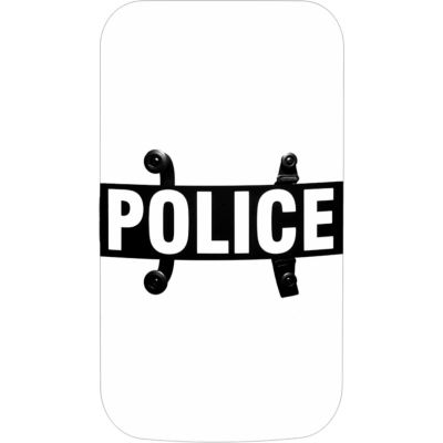 Paulson V-50 FRAG Rated Body Shield, Polycarbonate, Clear, 24" x 48" - BS-9P