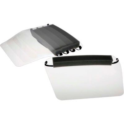 Paulson Infectious Disease Control Face Shield with Elastic Strap and Foam Cushion, 5 Pack, IDC/F