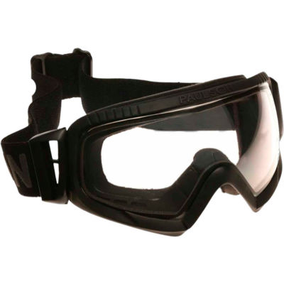 Paulson Repel Tactical Goggles Transparent Polycarbonate Dual Lens Hardcoated, Anti-Fog, RTG-2
