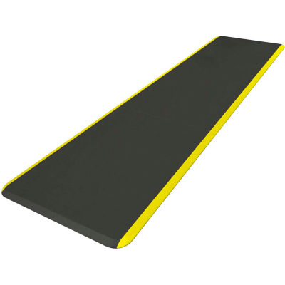 NewLife Eco-Pro Continuous Comfort Mat 3/4" Thick 2 x 18' Black w/Yellow Safety Stripe