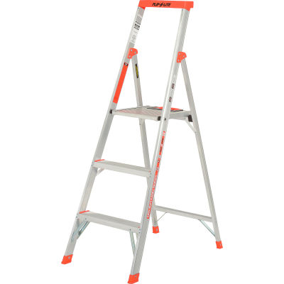Little Giant® Flip-N-Lite Aluminum Platform Step Ladder - 5' - 15273-001