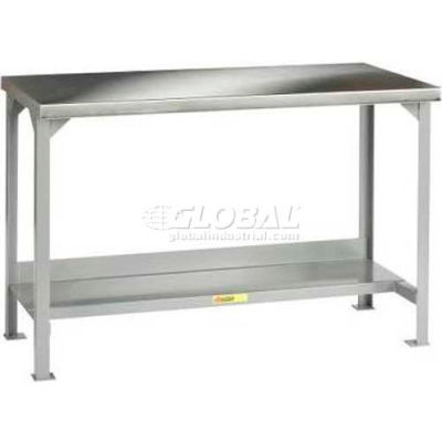 Little Giant® WSS2-3048-36 16 Guage Workbench 304 Stainless Steel - 48"W x 30"D