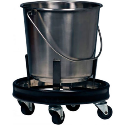 Graham-Field 3267 Stainless Steel Kick Bucket and Stand Set, 12.5 Quart Capacity