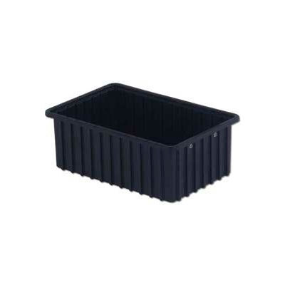 LEWISBins ESD-Safe Divider Box DC2060xL - 16-1/2"L x 10-29/32"W x 6"H - Pkg Qty 8
