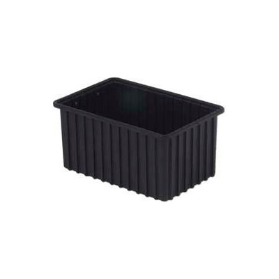 LEWISBins ESD-Safe Divider Box DC2080xL - 16-1/2"L x 10-29/32"W x 8"H - Pkg Qty 6