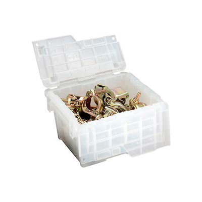 ORBIS Flipak® Attached Lid Container FP03 - 11-13/16 x 9-13/16 x 7-11/16, Clear